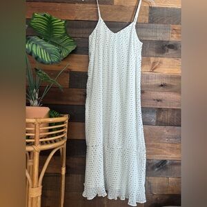 WALTER BAKER Lonnie pleated polka-dot chiffon slip dress